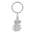 thumbnail image 2 of 1pc Delicate Retro Keyring with Note Microphone Pendants Music Style Keychain Key Ornaments Pendant Gift Art Professional Key Chain for Friends Families, 2 of 8