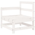 thumbnail image 6 of vidaXL 4 Piece Patio Lounge Set White Solid Wood Pine, 6 of 8