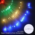 thumbnail image 3 of Luz de fuegos artificiales solares para exteriores YZYOE, paquete de 6, impermeables, 3 of 6