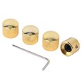 thumbnail image 2 of Cúpula de bajo, 4 piezas Perilla de bajo de guitarra de cúpula duradera Perilla de tono Ultra sensible, 2 of 8