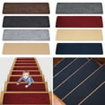 thumbnail image 4 of Chagetd Stair Treads for Wooden Steps Non-Slip Carpet Mat Safety Rug Self-Adhesive Indoor Stair Runner for Kids Elders Pets, 4 of 8