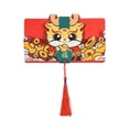 thumbnail image 2 of Tachiuwa Chinese Lunar New Year Red Envelope Red Pockets Gifts Greeting Card Envelope Hong Bao Folding Red Packets for Spring Festival 6 Card Slot, 2 of 10