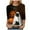 Wine, variant on TTUHYWXI Halloween Shirts for Women 3/4 Length Sleeve Tops Cute Graphic Tshirt Crewneck Novelty T-Shirt Ghost Print Tee Shirt (Beige, XL)