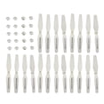 thumbnail image 1 of Hélices de Plástico Zulema 20 Piezas con Tapa 8807 8807W Blanco, 1 of 8