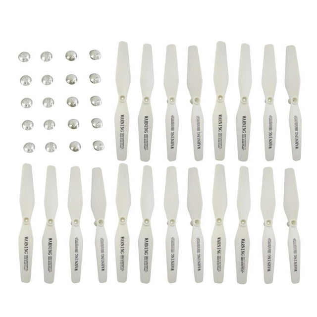 Hélices de Plástico Zulema 20 Piezas con Tapa 8807 8807W Blanco