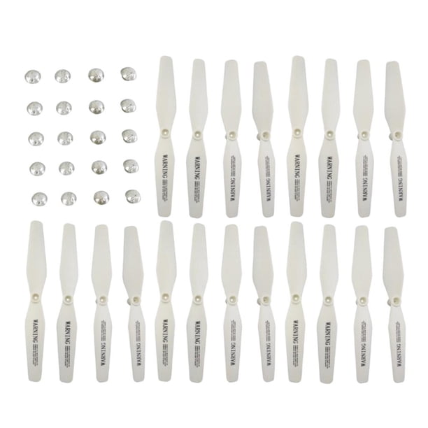 20 piezas de palas de rotor de hélice para VISUO XS809 XS809W XS809HW 8807 8807W Blanco