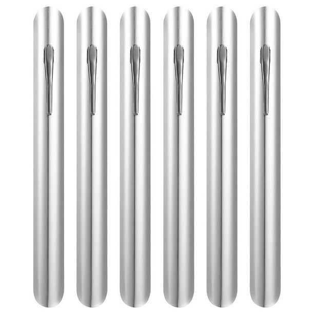 6 recogedores de migas de acero inoxidable para mesas de comedor, encimeras y manteles de cocina.