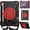 Black/Red, variant on TECH CIRCLE iPad 10th Gen 10.9 inch Case 2022,iPad 10.9 Case with Pencil Holder, 360°Rotating Kickstand/Ring Handle/Shoulder Strap Heavy Duty Protection Silicone Shockproof Kids Cover,Blue/Green