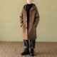 thumbnail image 4 of Abrigo y chaquetas casuales con capucha de manga larga para niños, abrigo con capucha de color liso con bolsillos y botones para adultos, chaqueta cálida informal de invierno, blusa de poliéster para, 4 of 6