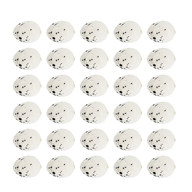 30pcs simulación huevos de pájaros mini codorniz artificial modelo huevo juguete decoración creativa de pascua para