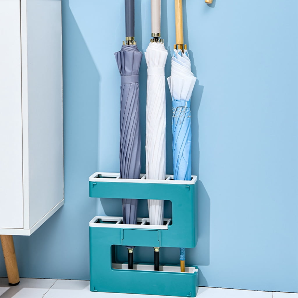 lanema Wall Mounted Umbrella Stand Rack 5-Shape Umbrellas Storage Holder Shelf for Home Office Hotel Hanger Organizer