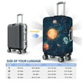 thumbnail image 4 of Lukts Solar System And Planets for Elastic Travel Luggage Cover Suitcase Protector Bag,Anti-Scratch,Dust-Proof Washable Suitcase Sleeve For Kid Adult-Small, 4 of 7