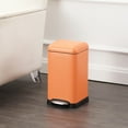 thumbnail image 4 of happimess Betty Retro Mini 3.2-Gallon Step-Open Trash Can, Carrot Cake, HPM1012K, 4 of 7
