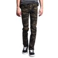 thumbnail image 5 of Victorious Mens Camouflage Skinny Fit Jeans AR169 - OLIVE/CAMO - 32/30, 5 of 6