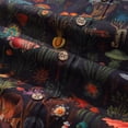 thumbnail image 5 of Black Hawaiian Shirt For Men Button-down Fish Shirt Short Sleeve 100% Cotton Shirt Marine Ecosystem, 5 of 8