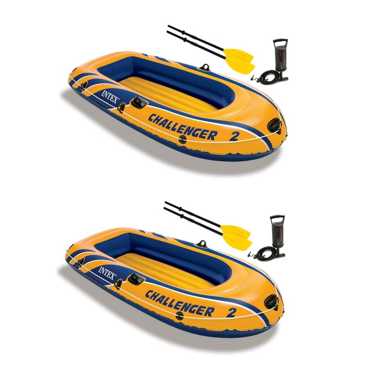 Intex inflatable boat 'Challenger 2' - 2 people - accessories