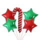 thumbnail image 5 of Juego de 5 globos navideños con forma de Papá Noel, muñeco de nieve, medias para árbol, campanas, globos de helio, decoraciones para fiestas de Navidad de Año Nuevo, juguetes para niños, 5 of 5