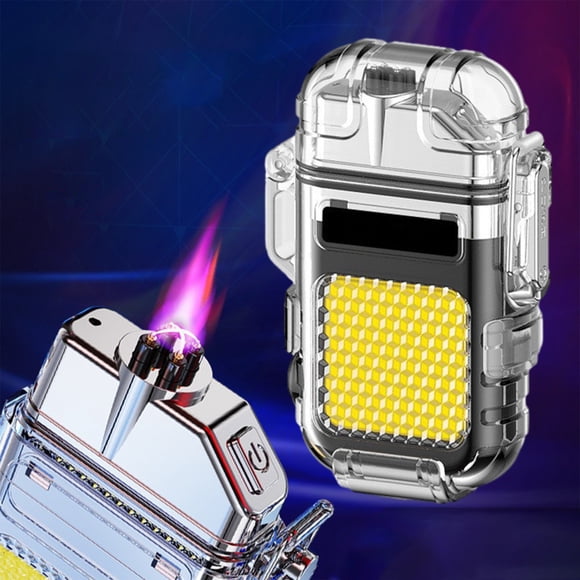 Encendedor Portátil Multifuncional con Llavero Resistente y Carga Usb.