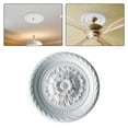 thumbnail image 2 of Home round PU decorative ceiling fan lamp cover ceiling shape decoration, 2 of 7