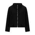 thumbnail image 4 of Veste pour Femmes, Chandail à Manches Longues Couleur Unie, Pulls pour Femmes, 4 of 6