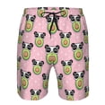 thumbnail image 3 of Goofa Panda Avocado Printed Mens Swim Trunks Summer Quick Dry Short Beach Swimwear Bathing Suits-X-Large, 3 of 9