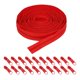 thumbnail image 1 of Cinta de Cierre de Bobina de Nylon de 10 Yardas 1.2" #5 con 20 Deslizadores de Cierre, Rojo, 1 of 6
