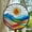 Artistic Colorful Sunrise, variant on Botanical Tiger Painting Suncatcher Stained Glass Window Hangings Sun Catchers Colorful Ornament Gifts for Women Mom Wife Christmas Halloween Housewarming, Stained Glass Ornament