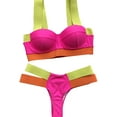 thumbnail image 2 of Seyurigaoka Women's 2Pcs Bikini Set, Crop Tank Tops with High Waist Bottoms, 2 of 5