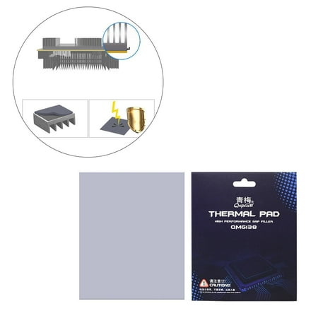 Silicone Thermal Pad 13.8 W/ 120x120x3.0mm for CPU Graphics Card ...