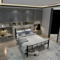 thumbnail image 7 of Emiosmt 14 in Twin XL Size Metal Platform Bed Frame with Headboard & Footboard,Black, 7 of 7