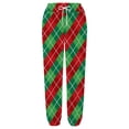 thumbnail image 4 of DHFJKG Women's Christmas Print Sweatpants Drawstring Tapered Joggers Pants Comfortable Loose High Waisted Sweat Pants With Pockets, 4 of 4