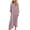 Pink, variant on Luxalzxs Women Cotton Linen Kaftan Dress Button Long Sleeve Crewneck Shift Dresses Summer Oversized Tshirt Robe Irregular Hem Maxi Dress