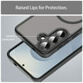 thumbnail image 6 of YEYKX Magnetic for Samsung Galaxy S24+ 5G Case [Compatible with MagSafe] [Military Grade Drop Protection] Translucent Matte Shockproof Phone Case,Black, 6 of 8