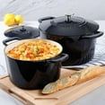 Martha Stewart 4Quart and 7Quart Enamel on Cast Iron Dutch Ovens, 2