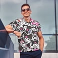 thumbnail image 4 of Saiise Sanrio Cc Mens Golf Shirt Moisture Wicking Dry Fit Mens Polo Shirts Dry Fit Performance Men's Golf Shirts Regular Fit Fashion Print, 4 of 7