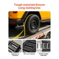 thumbnail image 2 of KFFKFF E-Track Tie-Down Rail Kit, 6 Pack 5 ft E Track Rails, 26 Pcs Includes 2 Ratchet Straps & 6 O-Rings & 6 Tie-Offs with D-Ring & 12 End Caps, 2 of 9