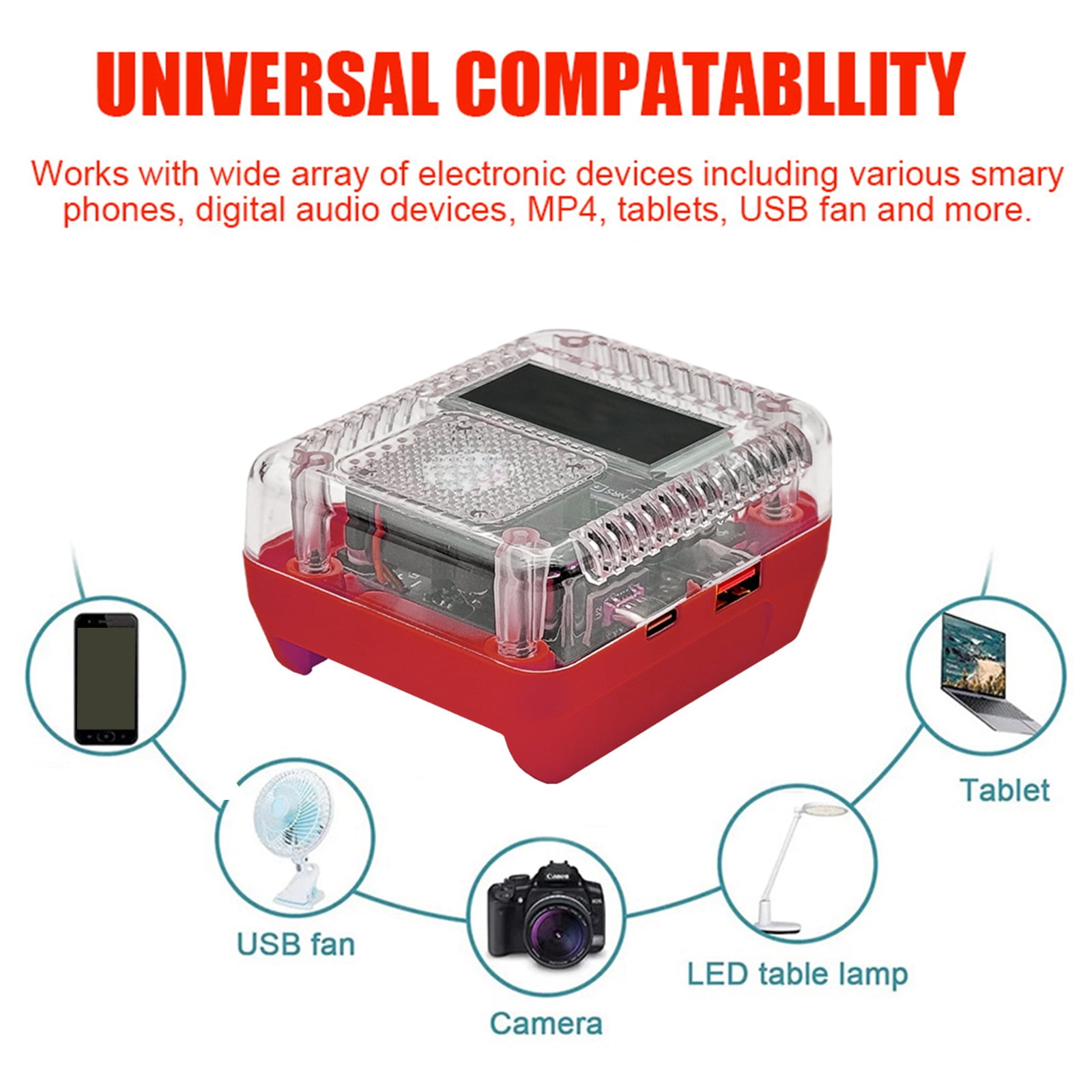 Highly Power 140W Type C USB Charging Adapter Converters For Power Tool Lithiums Batteries With Digital Display
