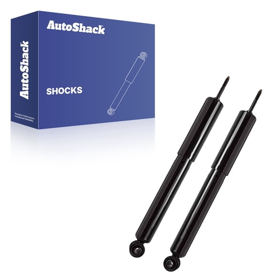 AutoShack Rear Shock Absorbers - Driver and Passenger Side for Chevrolet, Pontiac & Saturn, Malibu 2004-2012 G6 2005-2010 Aura 2007-2009, FWD L4 2.4L V6 3.5L 3.6L 3.9L