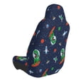 thumbnail image 2 of Balery Dinosaur Astronaut Pattern Car Seat Cover - Soft & Breathable Front Premium Covers with Non-Slip Protector Fits Most Automotive, Vans, SUVs, Trucks - 1 Unit, 2 of 5