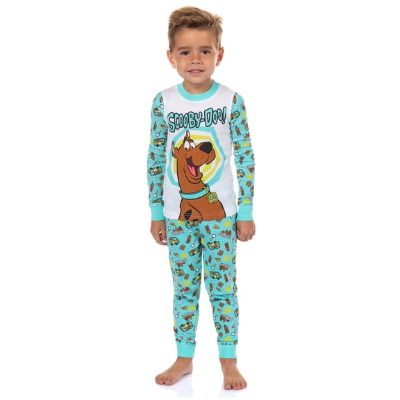 Scooby-Doo Pajamas Toddler Boys' Character Inspired Tight Fit Sleep Set