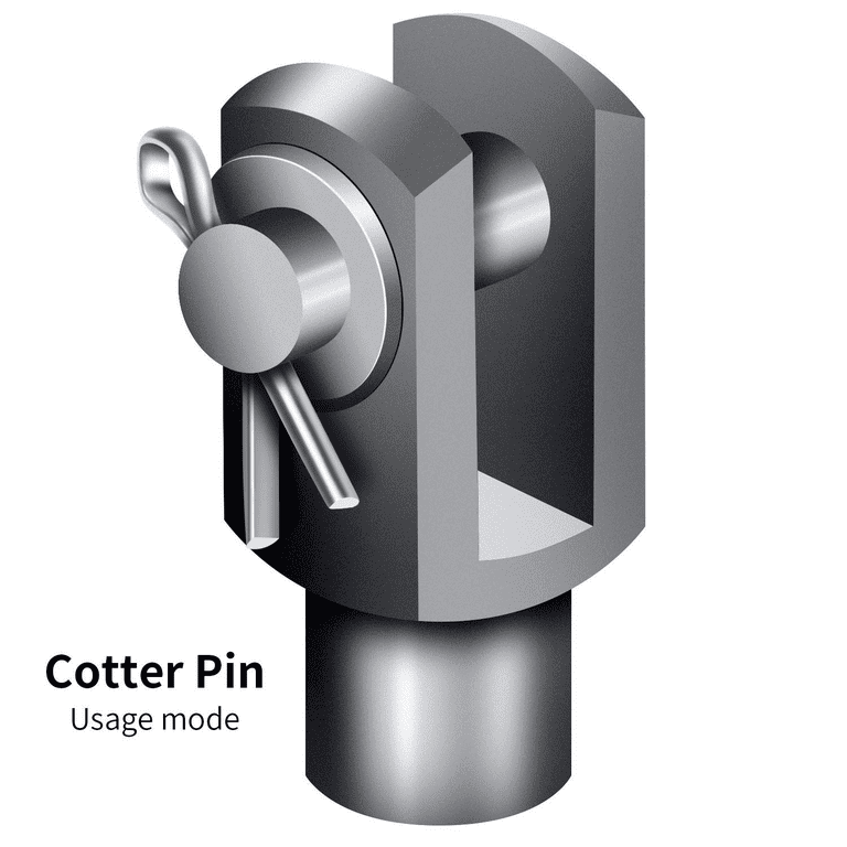VIGRUE 250PCS Cotter Pin Hairpin Assortment Kit Zinc Plated Steel