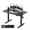 Black, variant on DESINO 40x24 inch Electric Standing Desk, Height Adjustable Sit Stand Desk with Memory Presets, Ergonomic Home Office Computer Desk with Anti-Collision, White