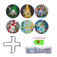 thumbnail image 4 of Tapete de copa de Navidad 5D DIY 6 unids/set posavasos de madera antideslizante para suministros de arte y artesanía Hugtrwg Para estrenar, 4 of 9