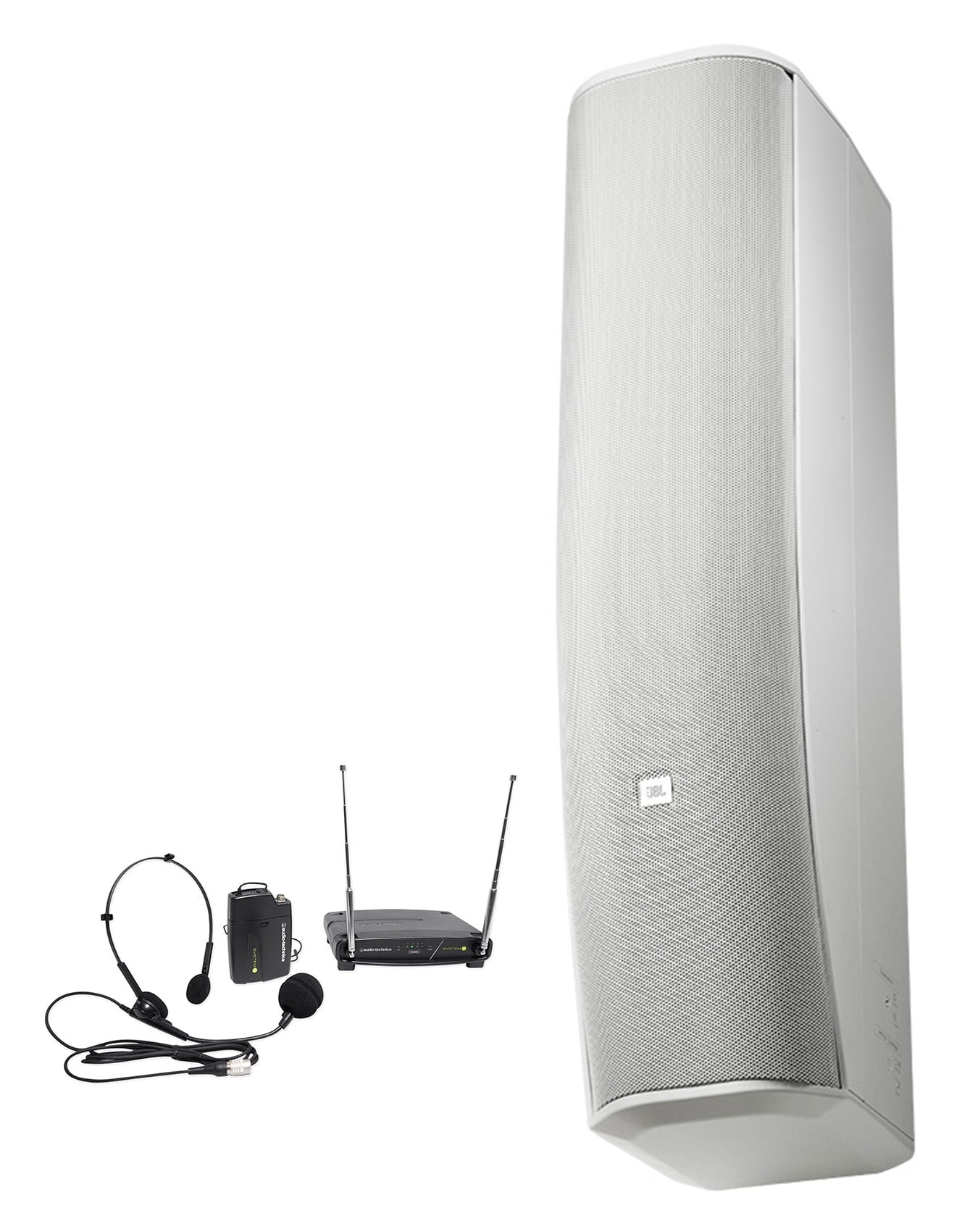 melodi hvile Formode JBL CBT 70J-1 500w White Swivel Wall Mount Line Array Column  Speaker+Headset Mic - Walmart.com