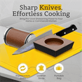 thumbnail image 3 of Tumbler rolling knife sharpener kit with leather strop & 2 diamond disks, complete manual system with sharpening guide., 3 of 6