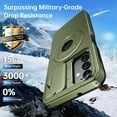 thumbnail image 6 of for Samsung Galaxy S21 Plus Case with Sliding Camera Lens Cover - Wireless Charging Compatible - Magnetic Kickstand - Shockproof Protective Phone Case 6.7" for Men Women Girls - Olive Green, 6 of 14
