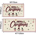 thumbnail image 2 of Kitchen Rugs - 2 Piece Kitchen Mats Set Merry Christmas Indoor Floor Mats Non-Slip Kitchen Backing Area Rugs Xmas Door Mat Runner Rug Carpet for Kitchen Home Decor (17 x 47+17 x 30), 2 of 6