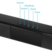 Wireless Bluetooth Sound Bar 4 Speaker System Home Theater TV Speaker Remote USA