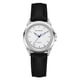 thumbnail image 1 of Reloj de negocios para hombre y mujer, reloj de pulsera de cuarzo con puntero azul y esfera redonda (plateado + blanco para mujer), 1 of 3