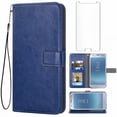 thumbnail image 1 of Mobile Phone Cover for Samsung J3 2017 / J3 2018, Cover Premium Pu Leather Tpu Flip Cover Magnetic Closure Card Compartment Stand Function Wallet with Lanyard Protective Cover, 1 of 7
